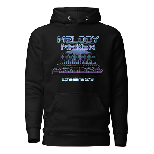 Melody Maker Ephesians 5:19 Christian Premium Hoodie
