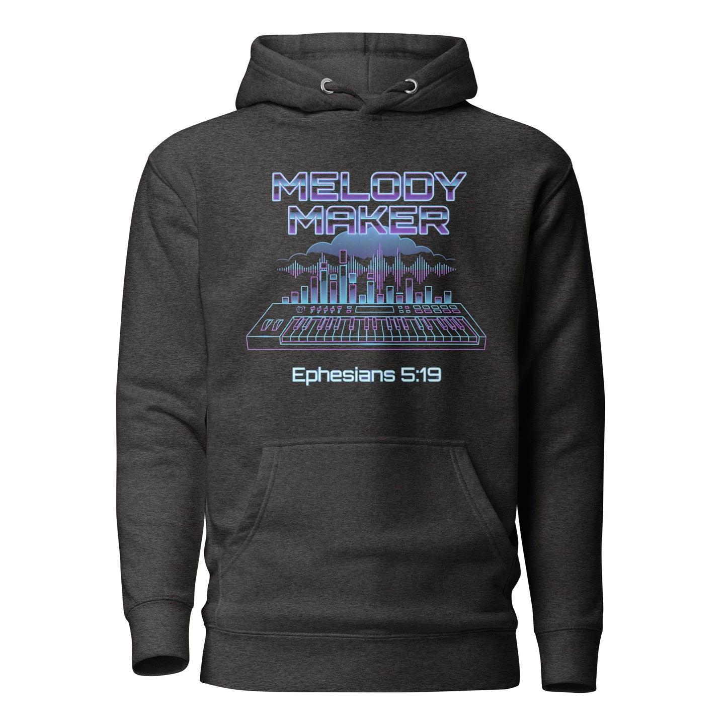 Melody Maker Ephesians 5:19 Christian Premium Hoodie