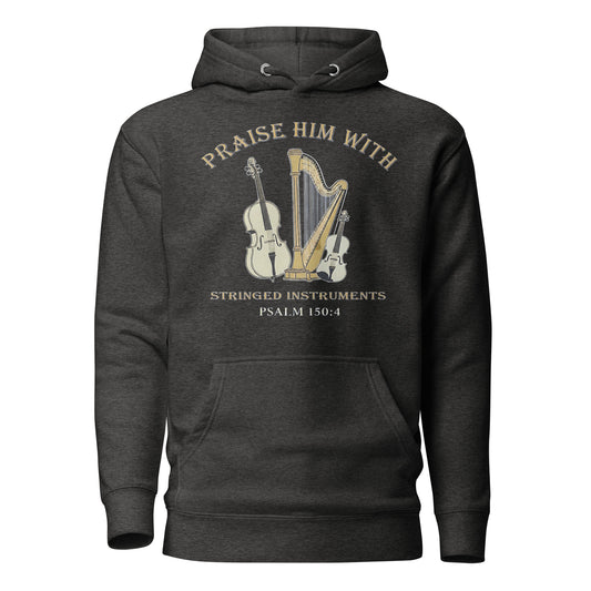 orchestral worship and praise. Perfect faith apparel for violinists, cellists, harpists, orchestra members Psalm 150:4