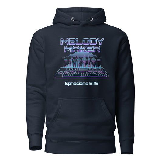 Melody Maker Ephesians 5:19 Christian Premium Hoodie