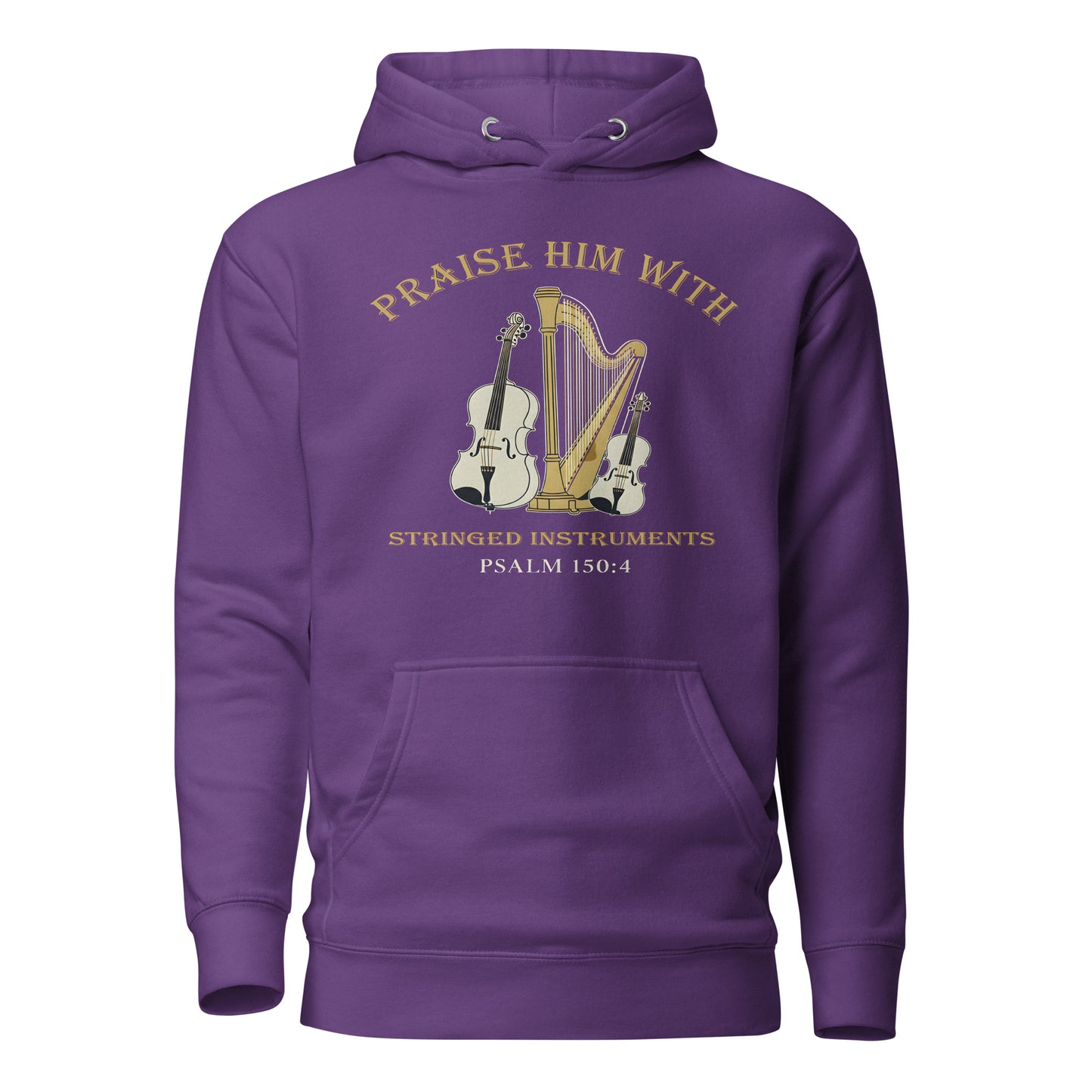 Praise him with Stringed Classical instruments psalm 150:4 hoodie 