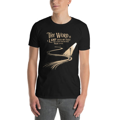 Thy Word is a Lamp unto my feet  Christian Bible Verse T-Shirt