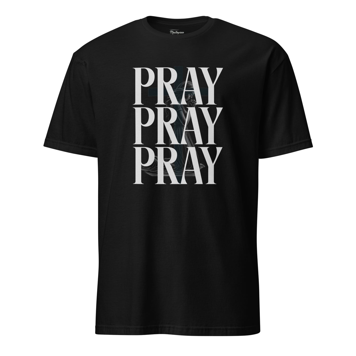 PRAY PRAY PRAY T-Shirt  Christian Bible Verse T-Shirt