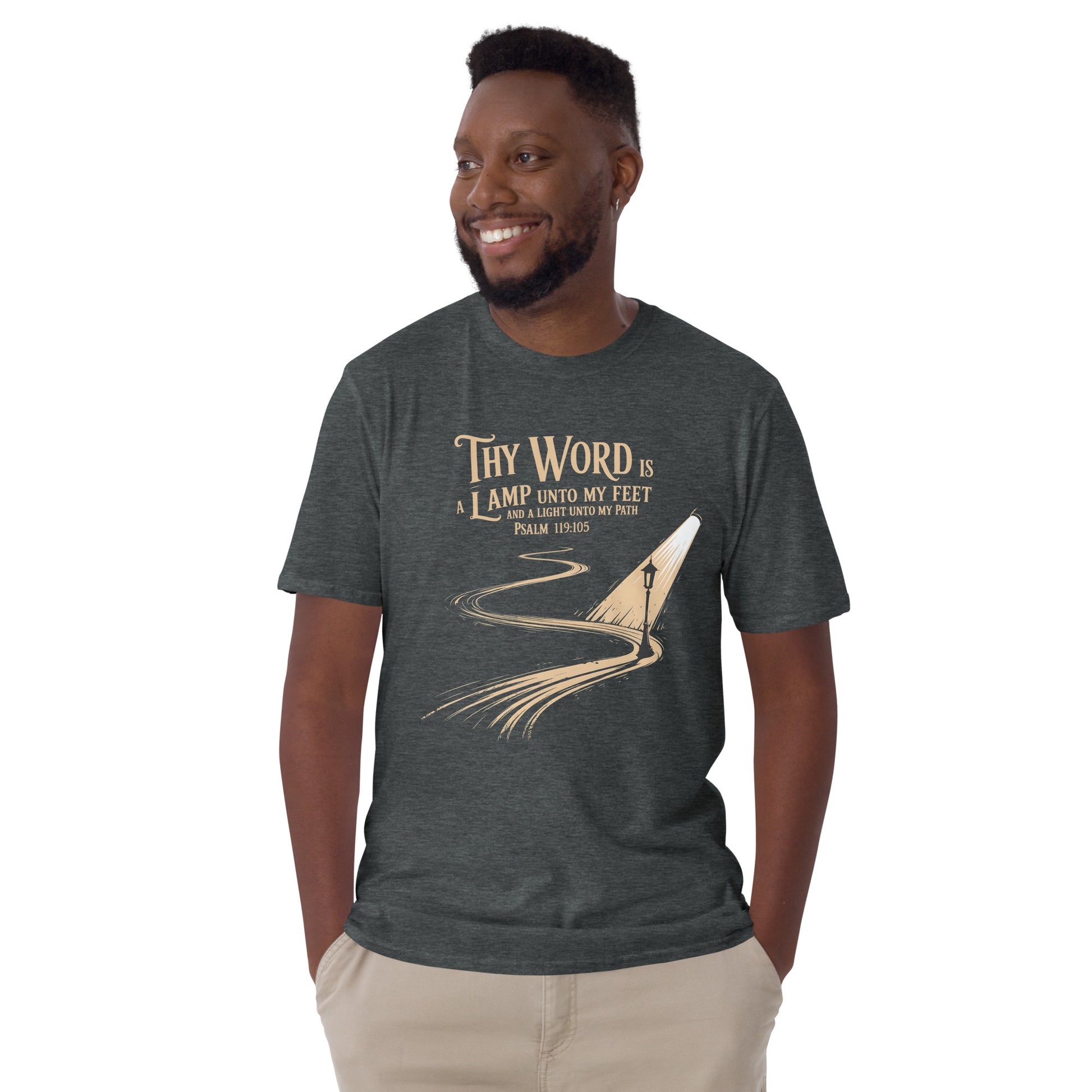 Thy Word is a Lamp unto my feet  Christian Bible Verse T-Shirt