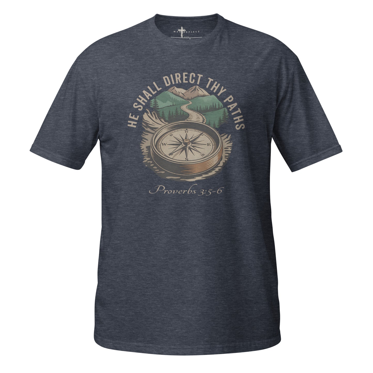 He Shall Direct Thy Paths  Christian Bible Verse T-Shirt