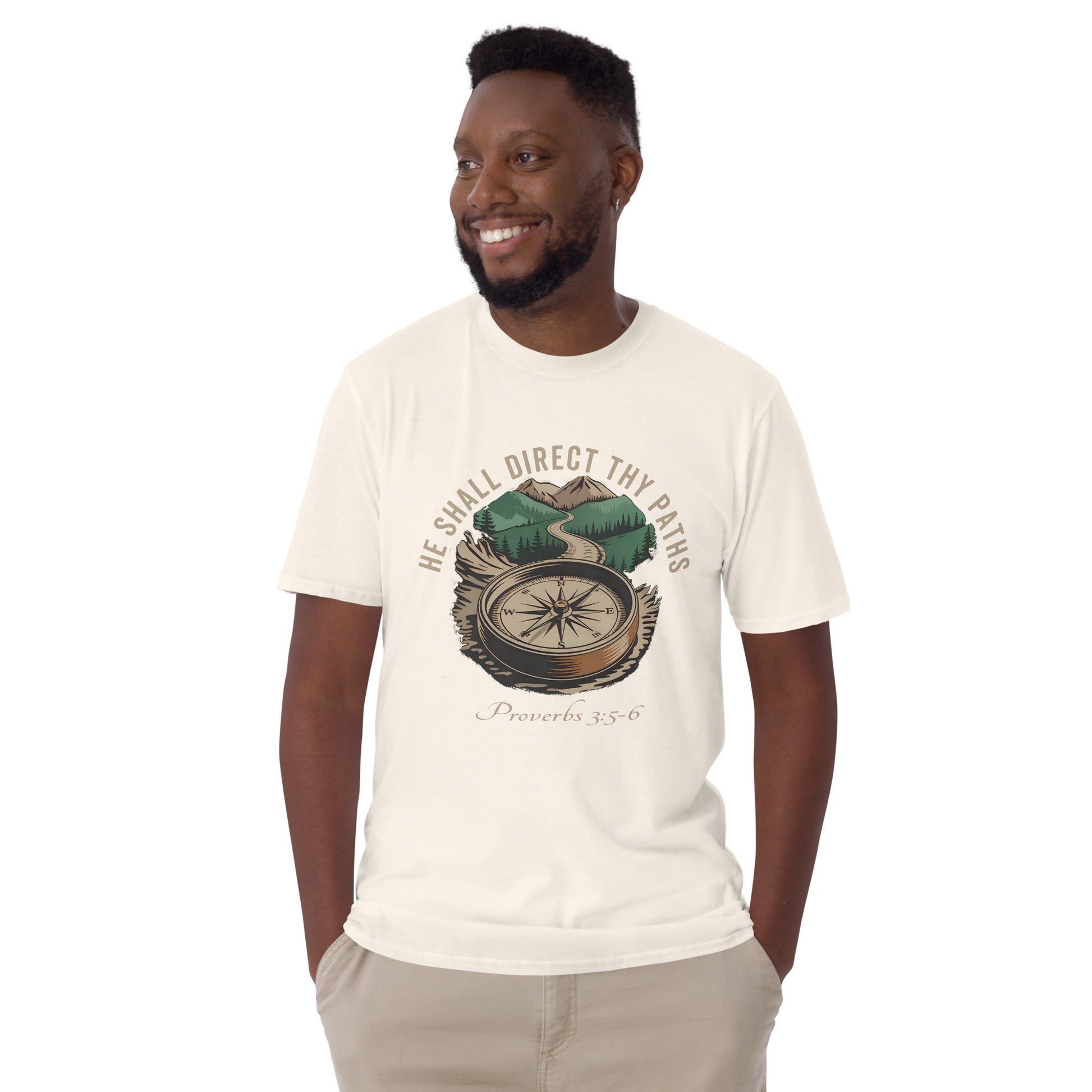 He Shall Direct Thy Paths  Christian Bible Verse T-Shirt