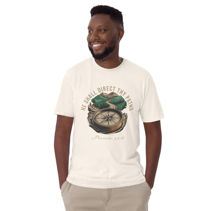 He Shall Direct Thy Paths  Christian Bible Verse T-Shirt