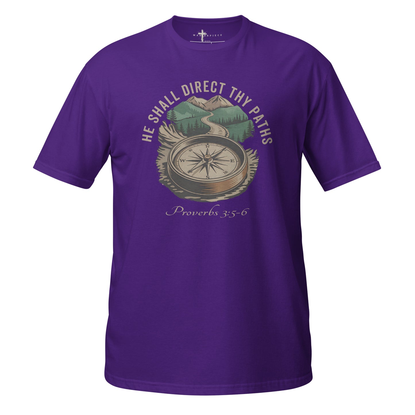 He Shall Direct Thy Paths  Christian Bible Verse T-Shirt