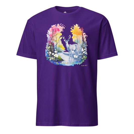 as the deer  Christian Bible Verse T-Shirt