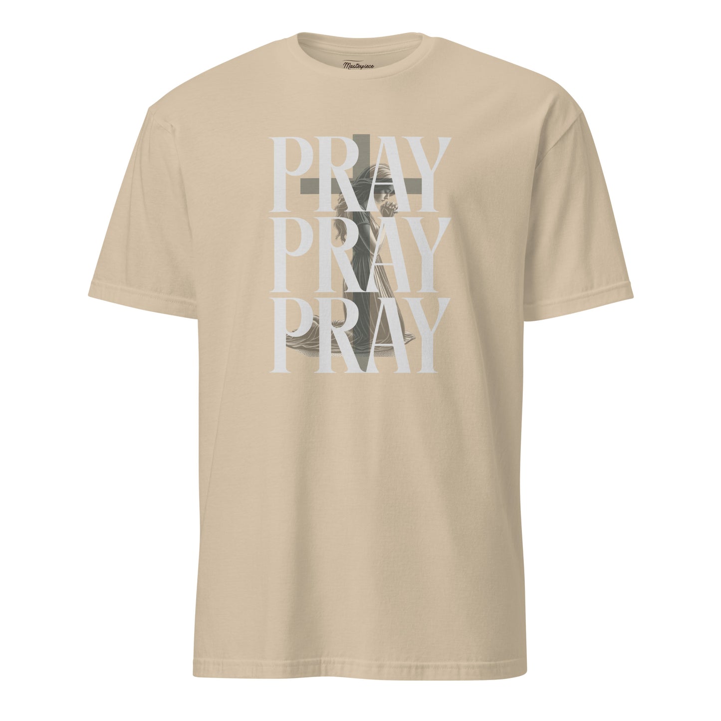 PRAY PRAY PRAY T-Shirt  Christian Bible Verse T-Shirt