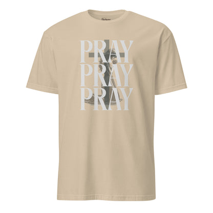 PRAY PRAY PRAY T-Shirt  Christian Bible Verse T-Shirt