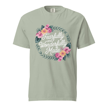 Fearfully and Wonderfully Made  Christian Bible Verse T-Shirt