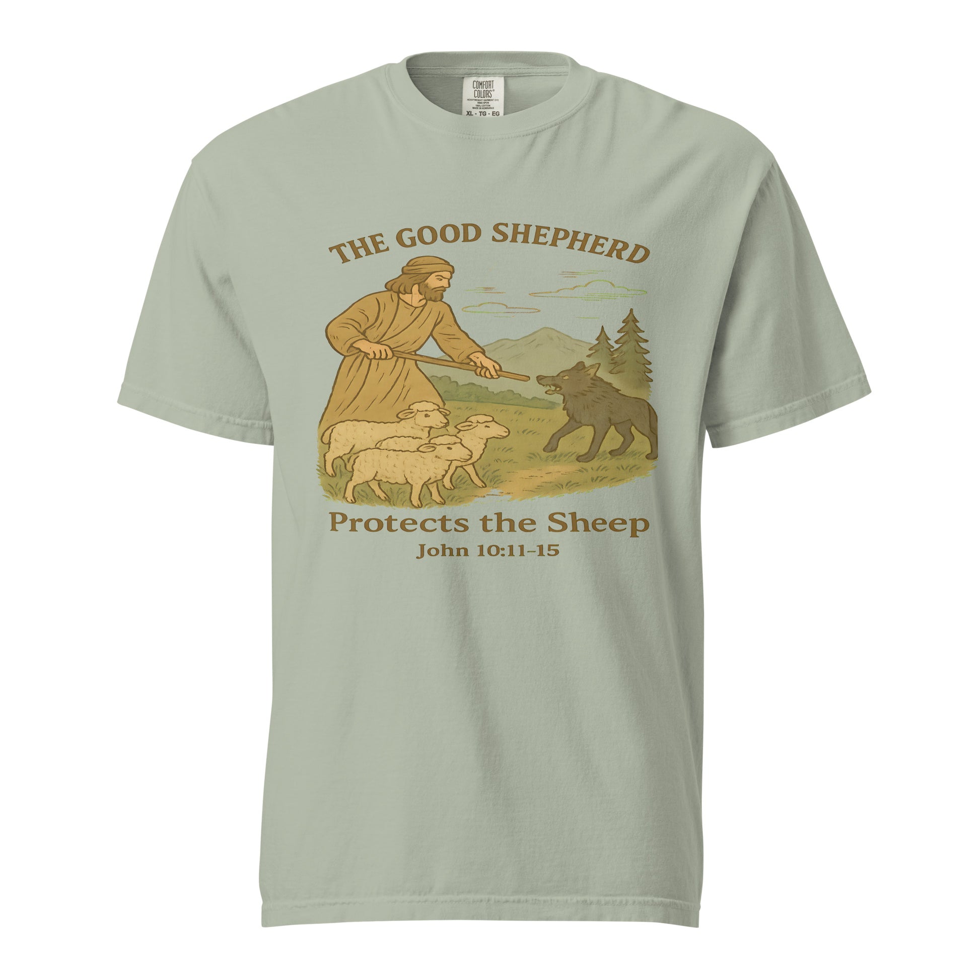 The Good Shepard  Christian Bible Verse T-Shirt