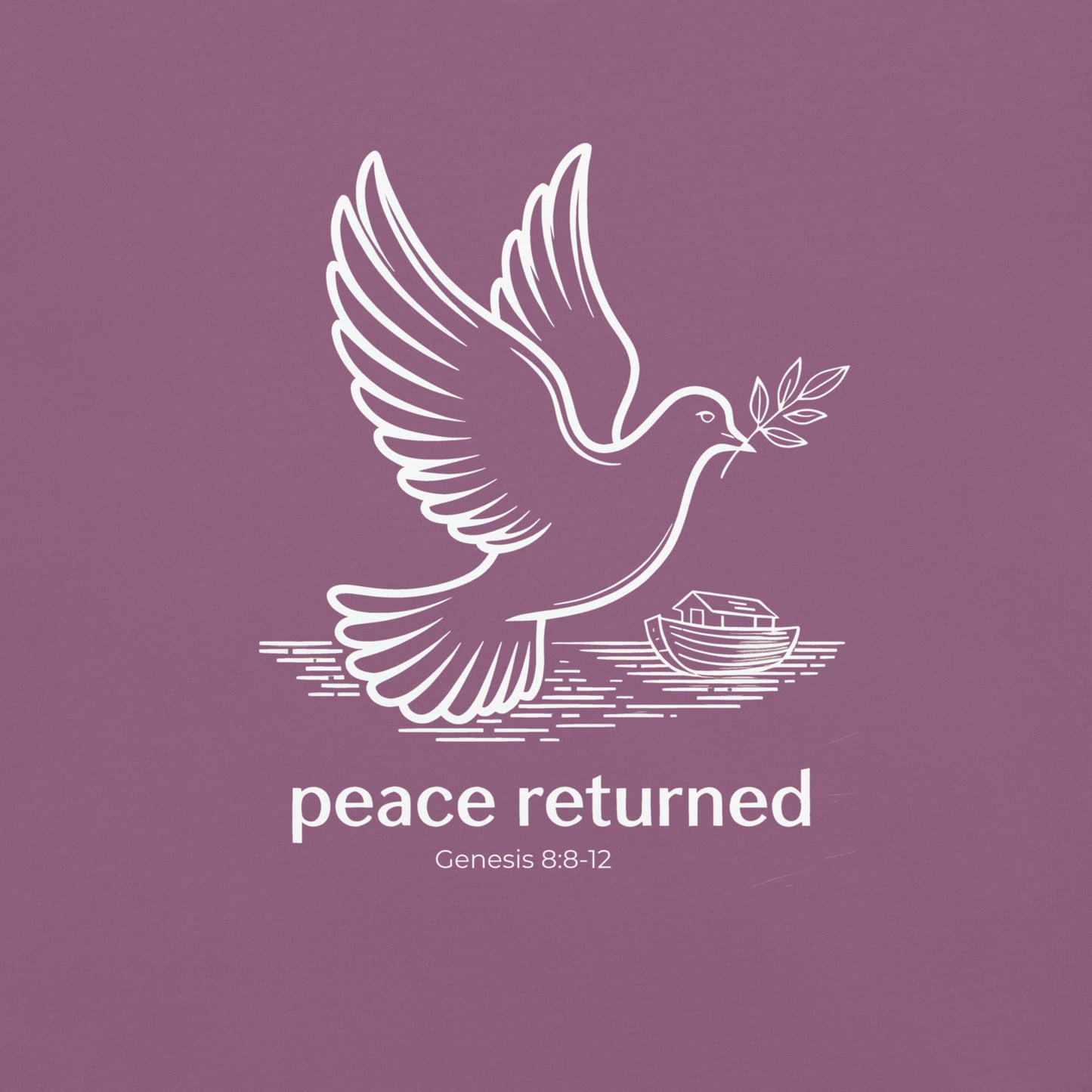 Peace Returned  Christian Bible Verse T-Shirt