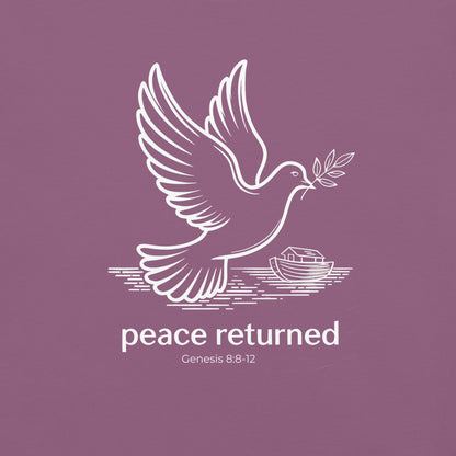 Peace Returned  Christian Bible Verse T-Shirt
