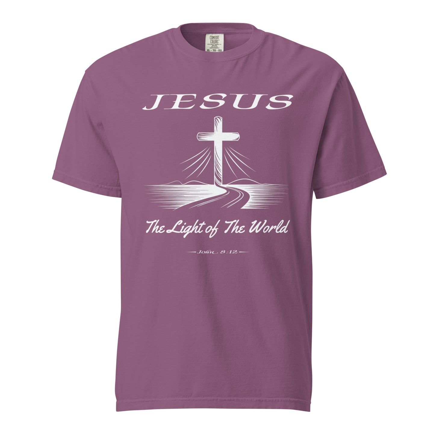 Jesus The Light of the World  Christian Bible Verse T-Shirt