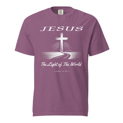 Jesus The Light of the World  Christian Bible Verse T-Shirt