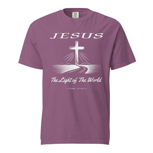 Jesus The Light of the World  Christian Bible Verse T-Shirt