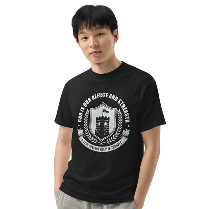 God is Our Refuge  Christian Bible Verse T-Shirt