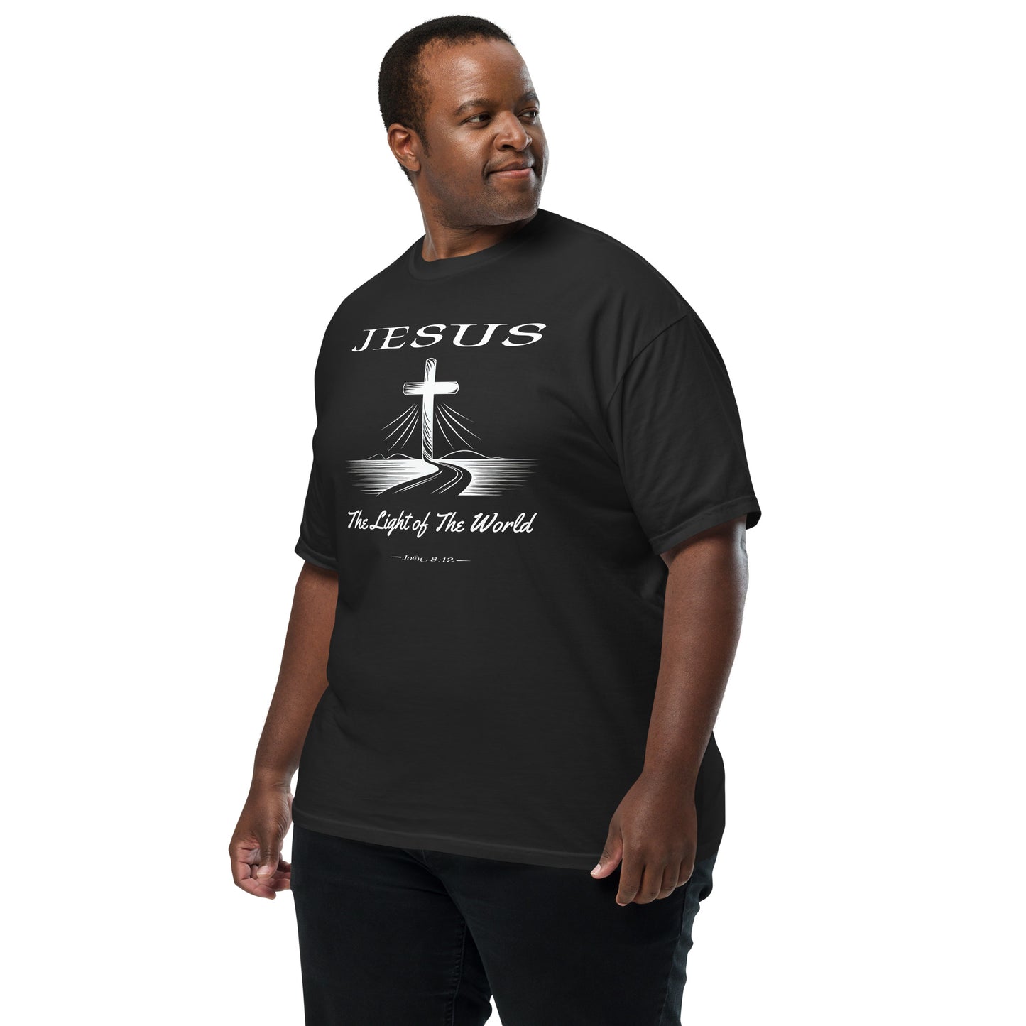 Jesus The Light of the World  Christian Bible Verse T-Shirt