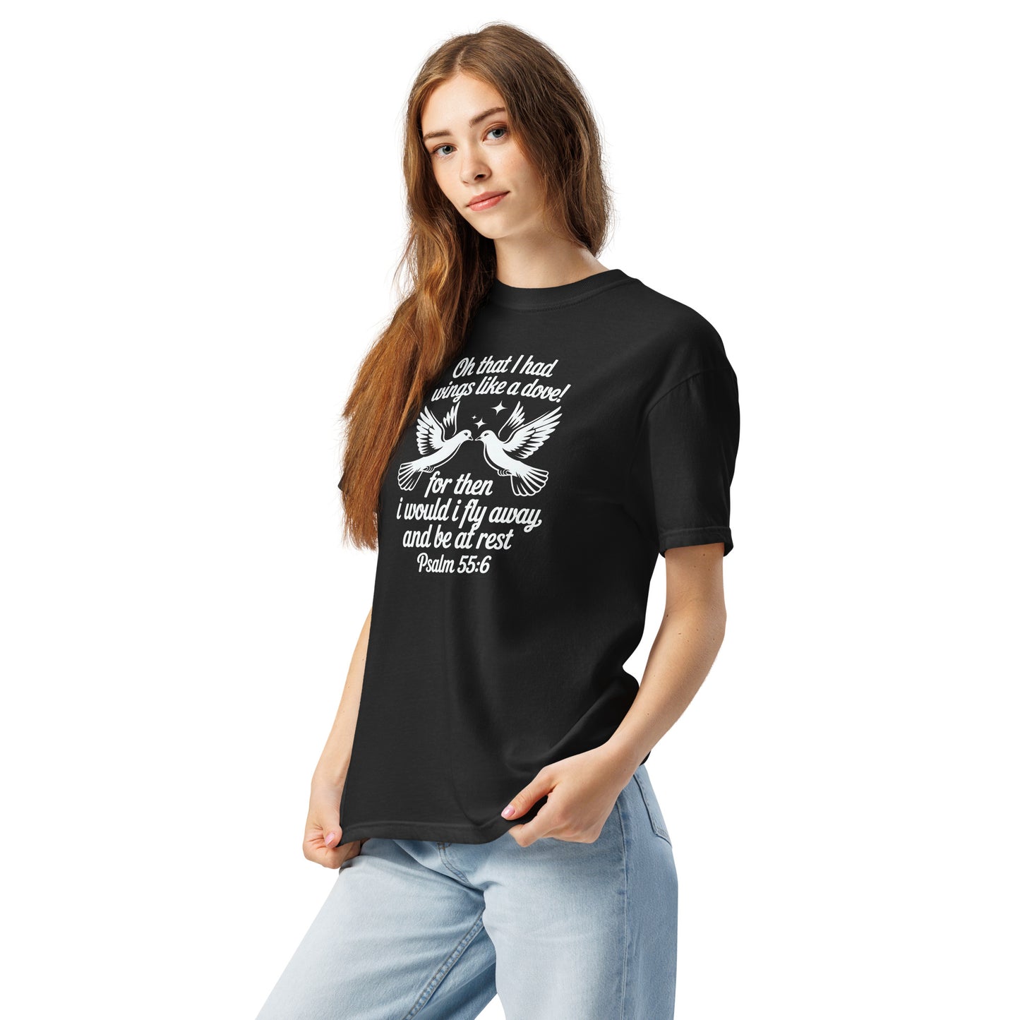 Wings Like a Dove  Christian Bible Verse T-Shirt