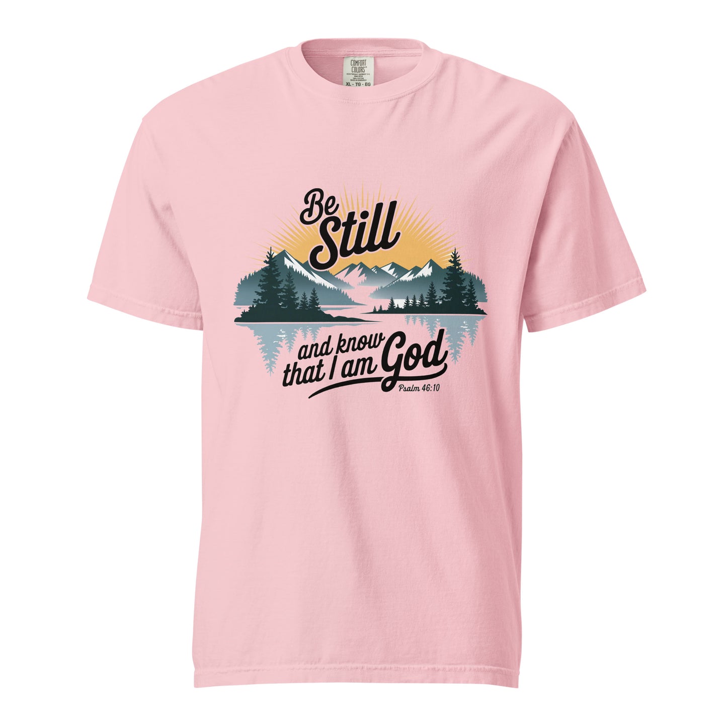 Be Still T-shirt  Christian Bible Verse T-Shirt