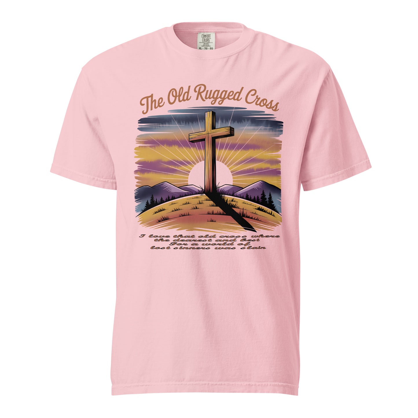 The Old Rugged Cross  Christian Bible Verse T-Shirt