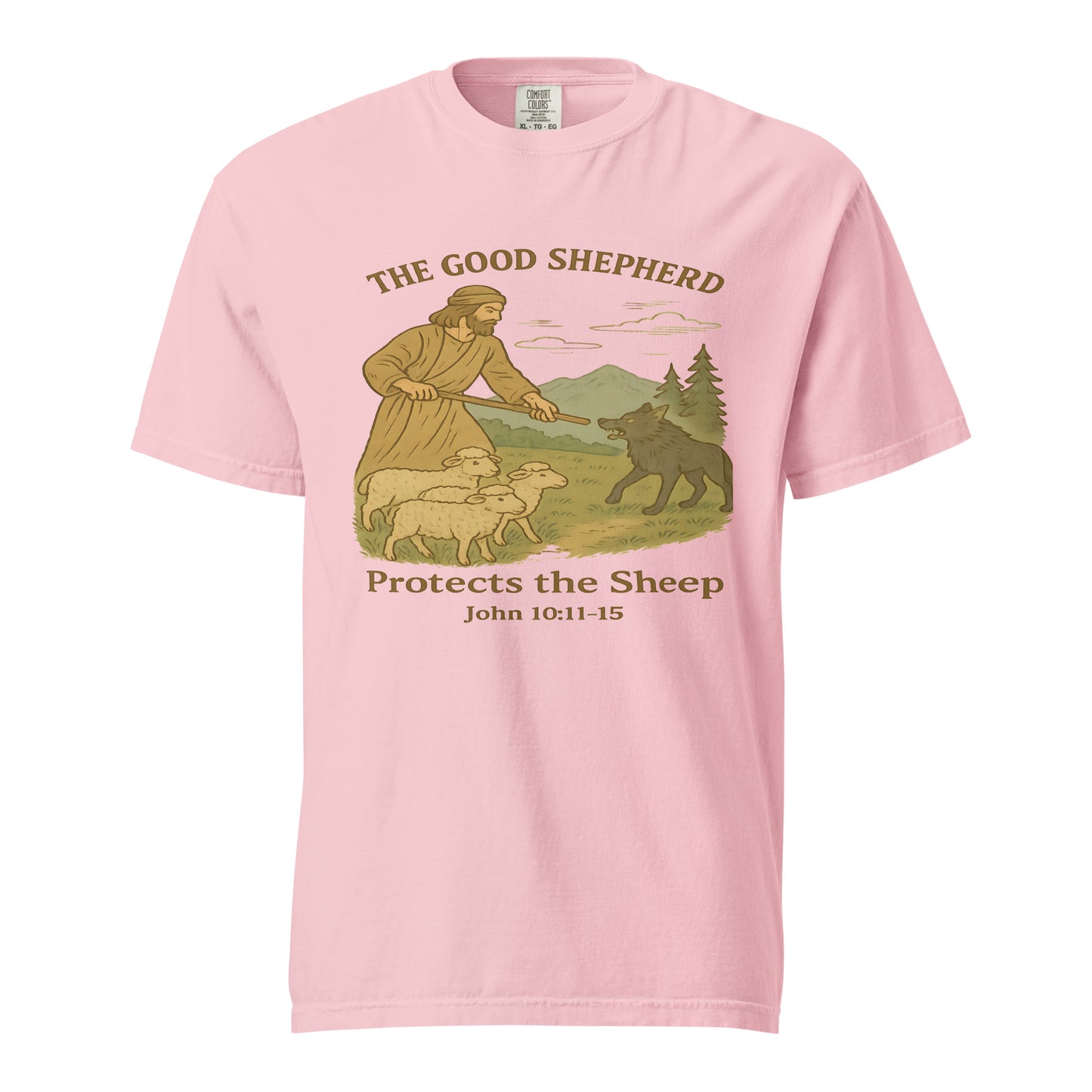 The Good Shepard  Christian Bible Verse T-Shirt