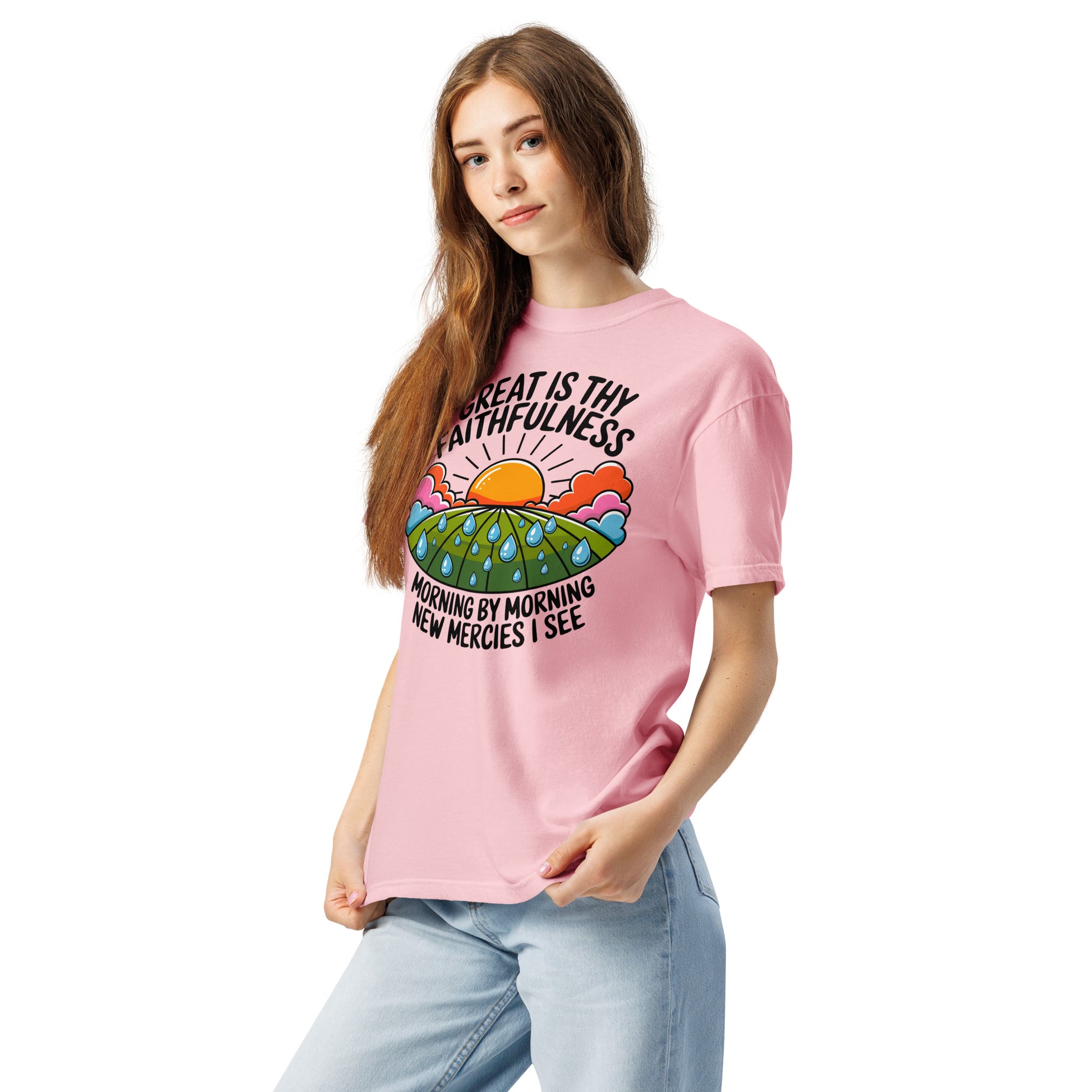 Great is Thy Faithfulness  Christian Bible Verse T-Shirt