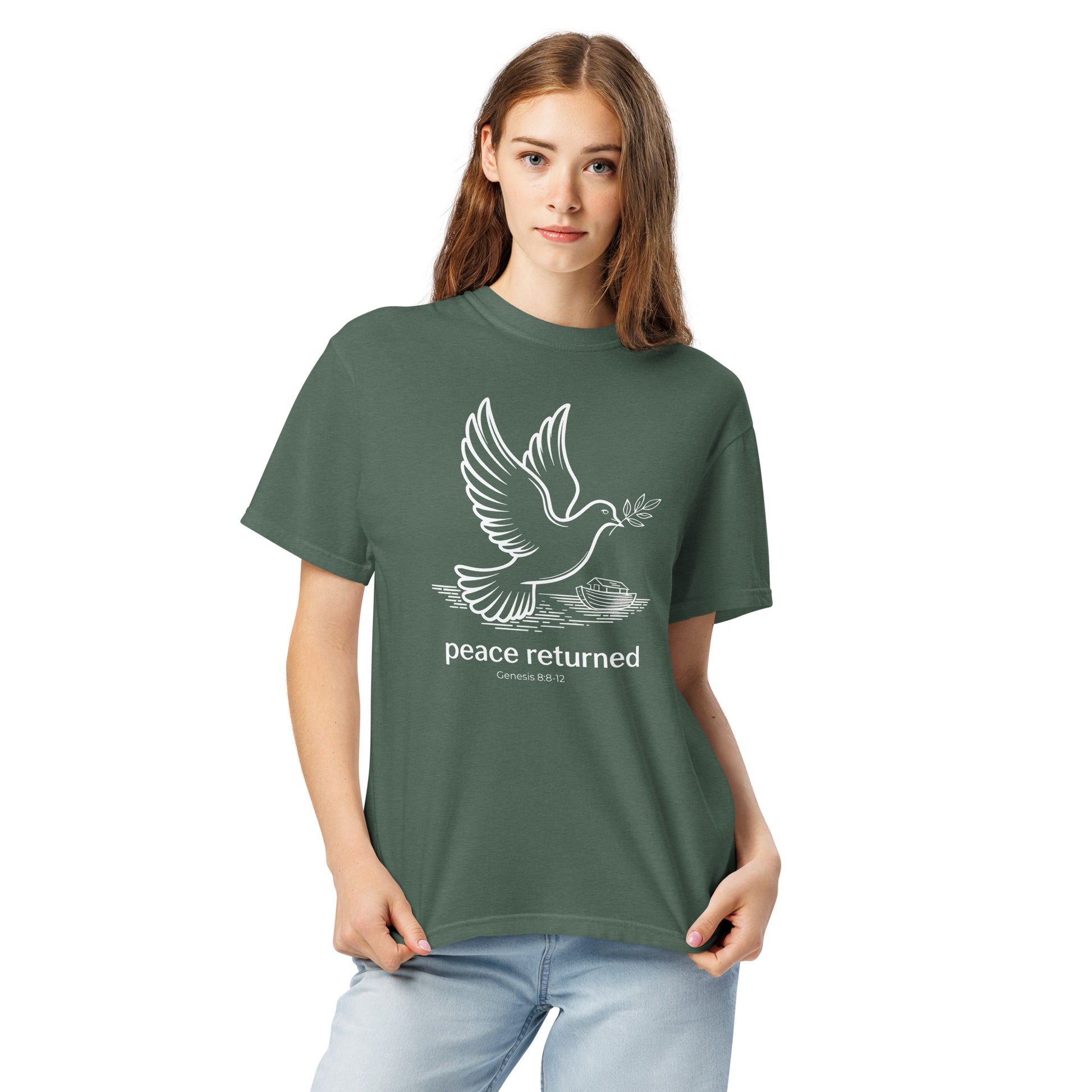 Peace Returned  Christian Bible Verse T-Shirt