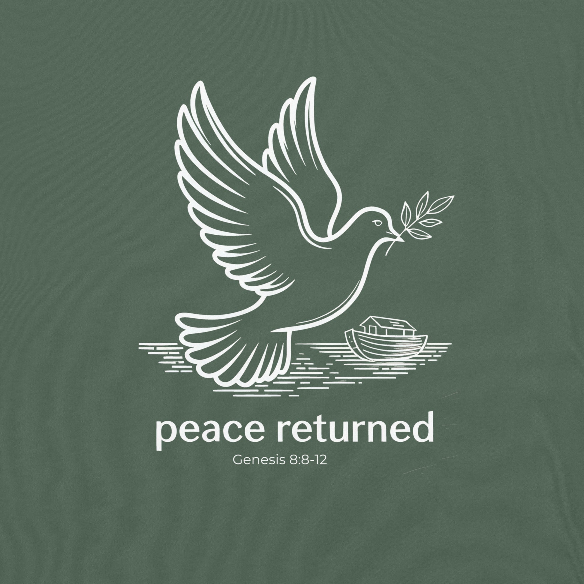 Peace Returned  Christian Bible Verse T-Shirt