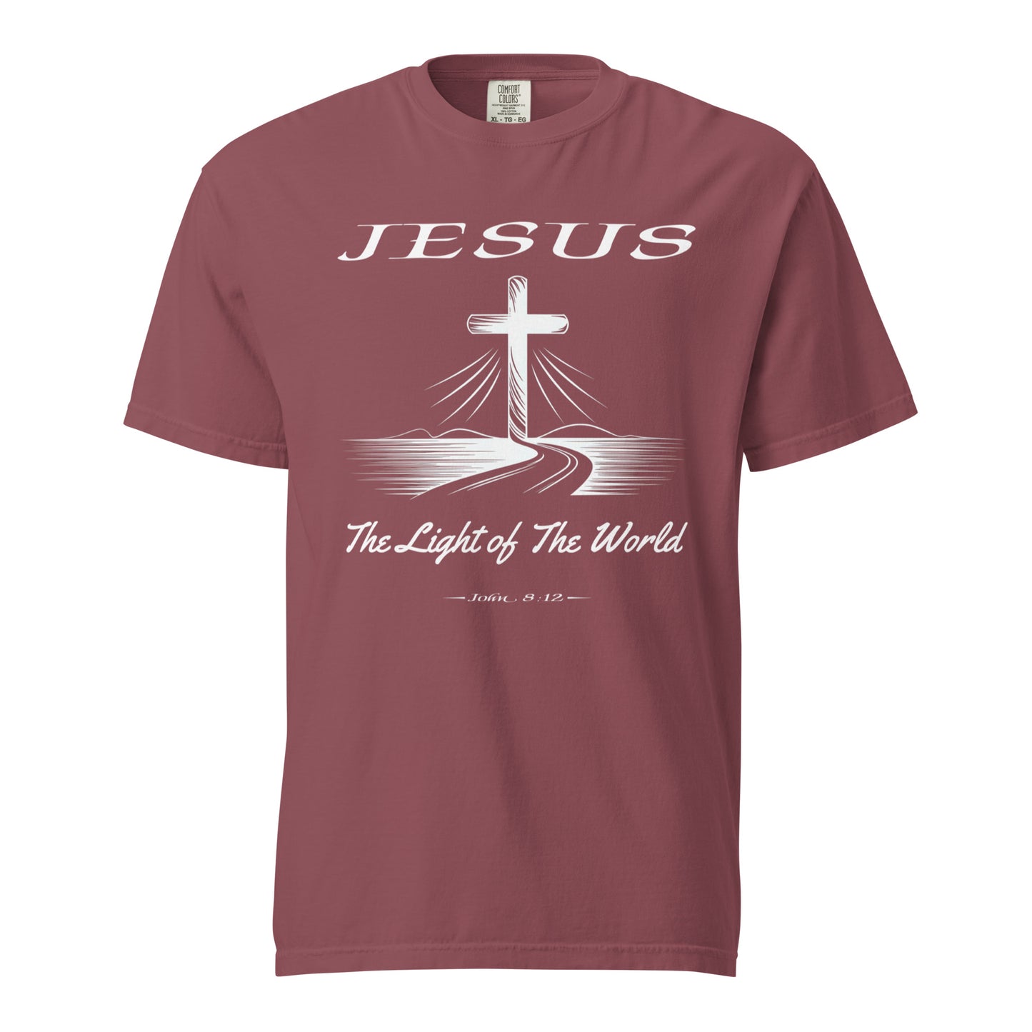 Jesus The Light of the World  Christian Bible Verse T-Shirt