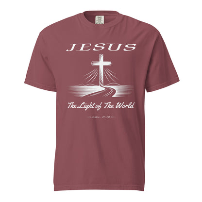 Jesus The Light of the World  Christian Bible Verse T-Shirt