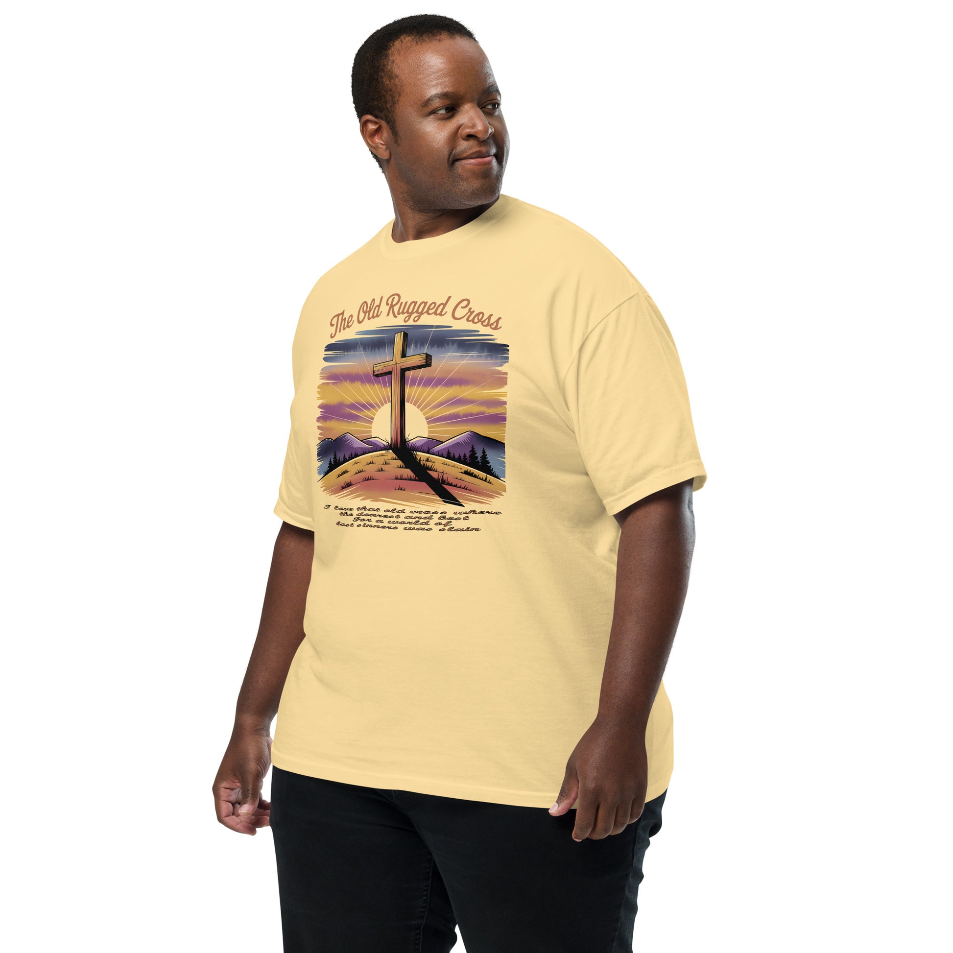 The Old Rugged Cross  Christian Bible Verse T-Shirt