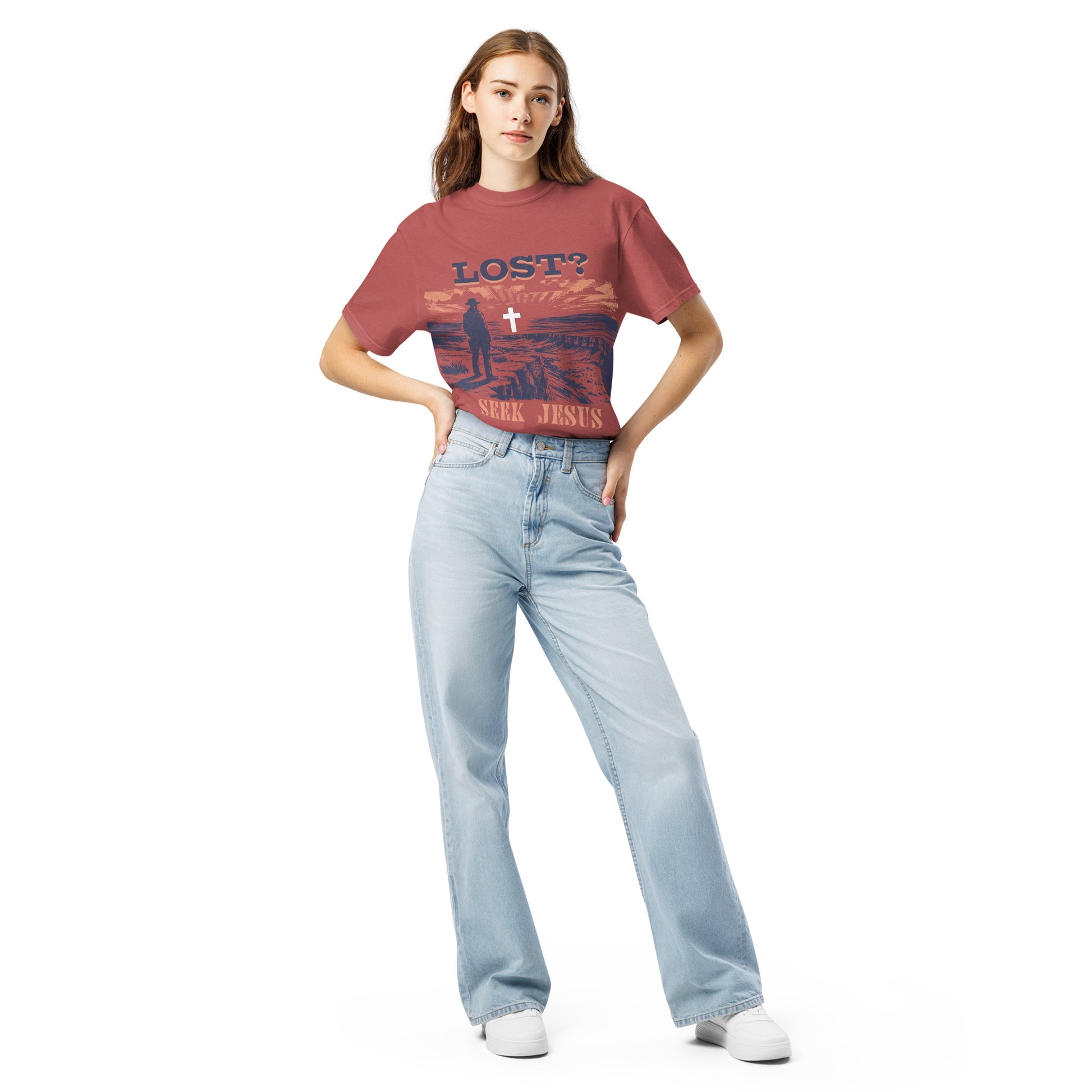Lost Seek Jesus  Christian Bible Verse T-Shirt