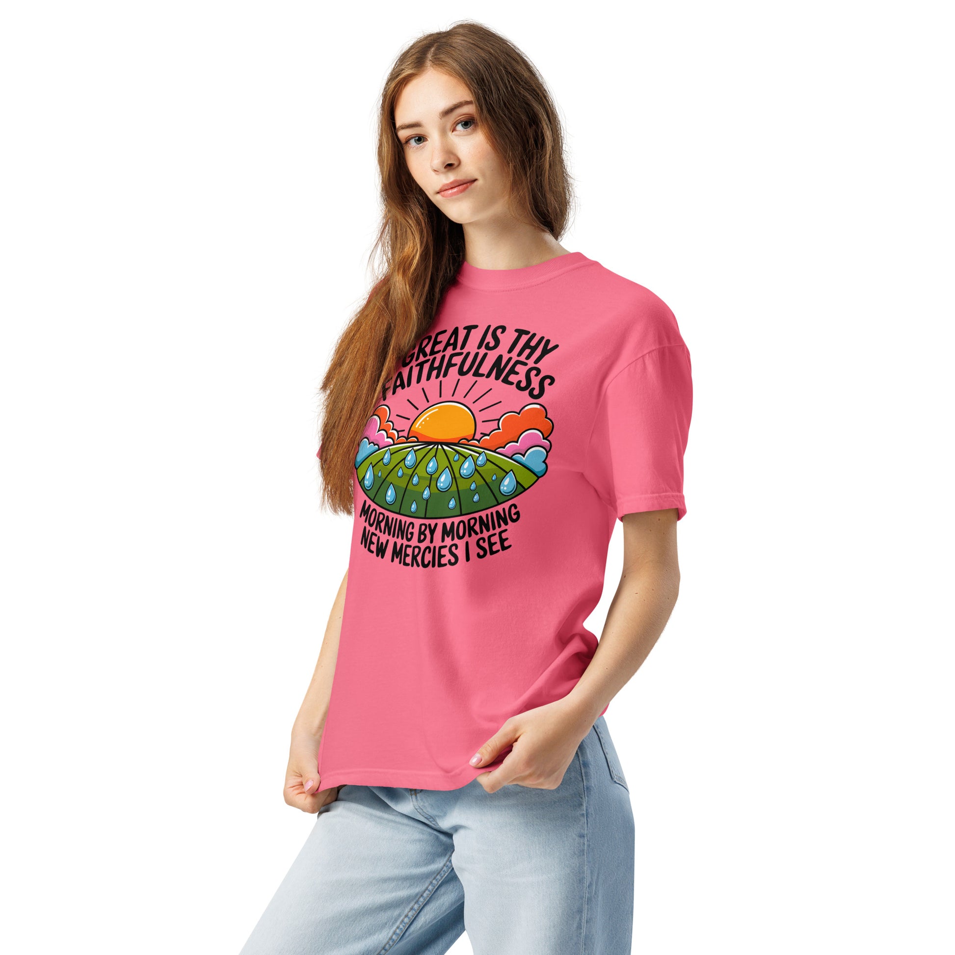 Great is Thy Faithfulness  Christian Bible Verse T-Shirt