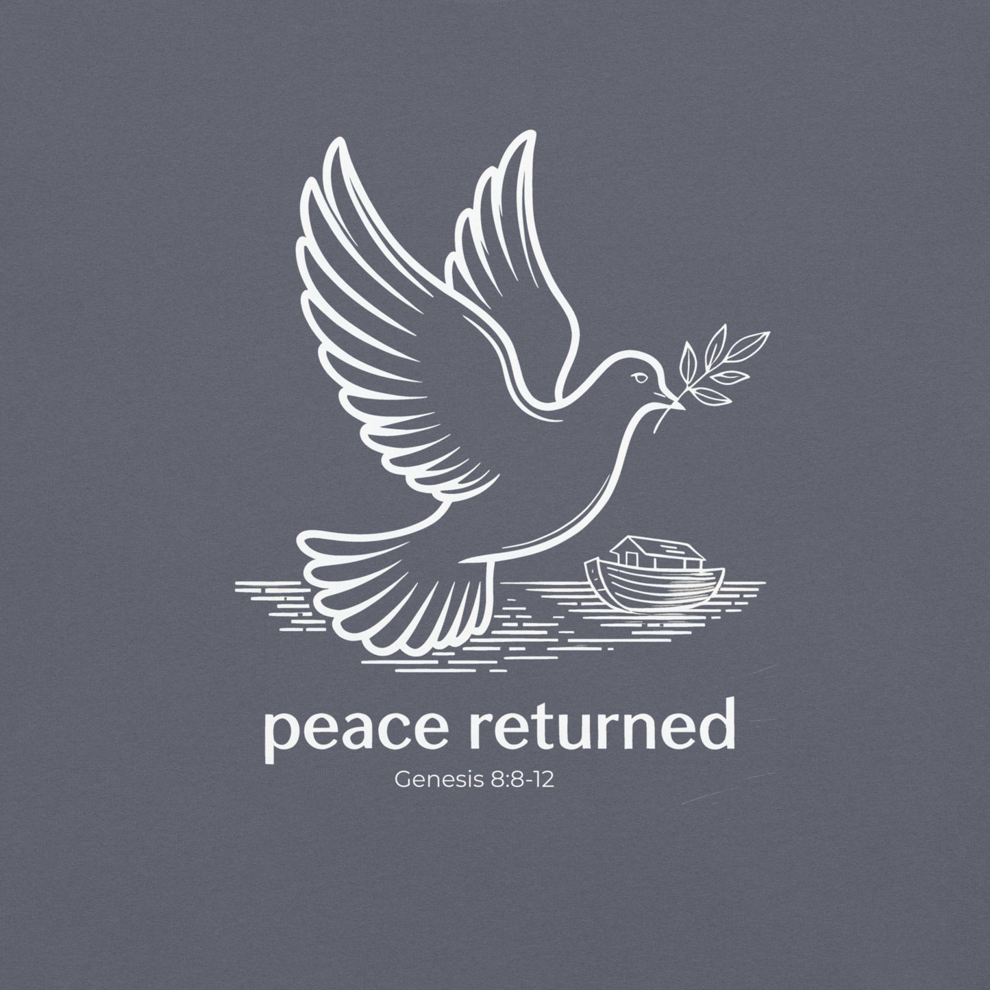 Peace Returned  Christian Bible Verse T-Shirt