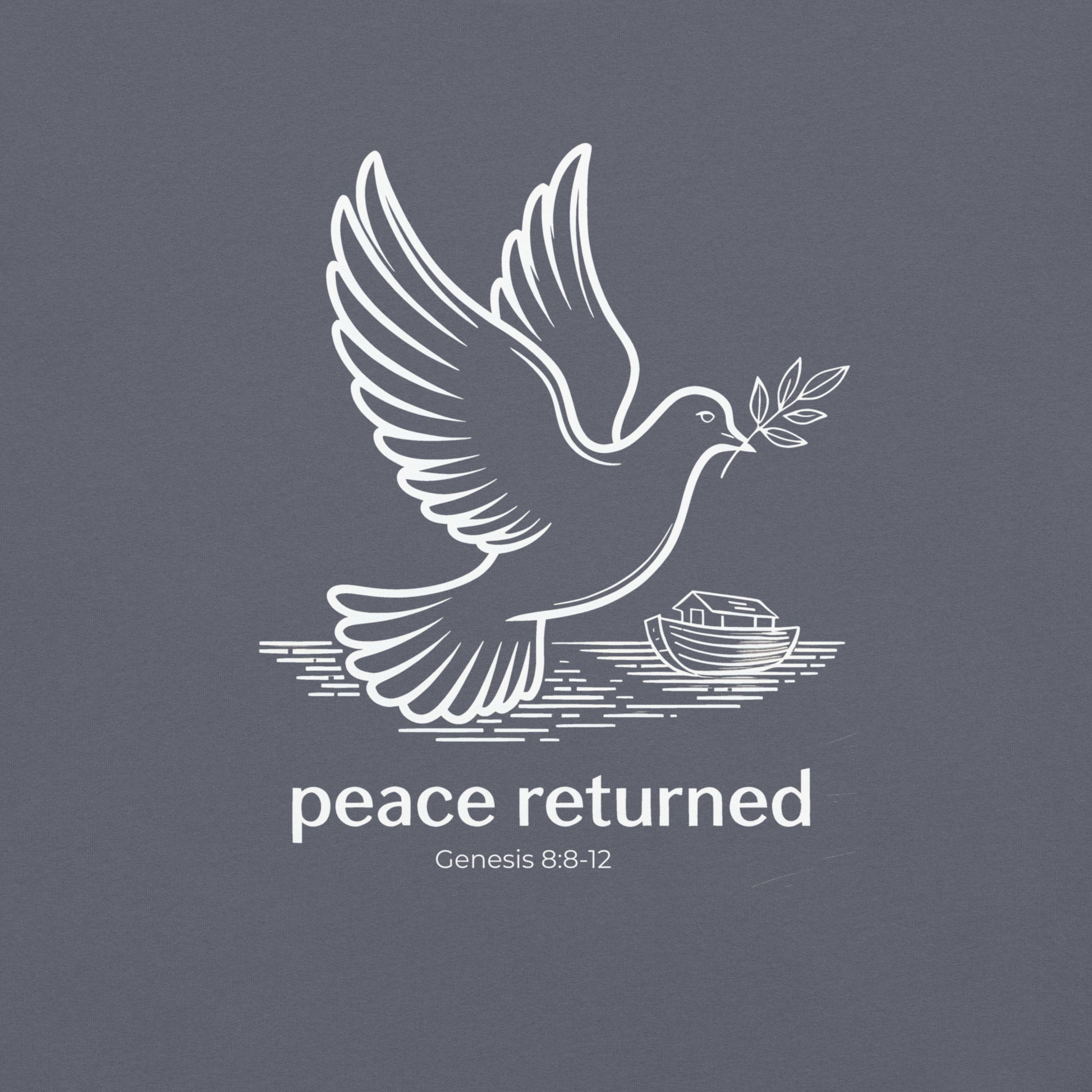 Peace Returned  Christian Bible Verse T-Shirt