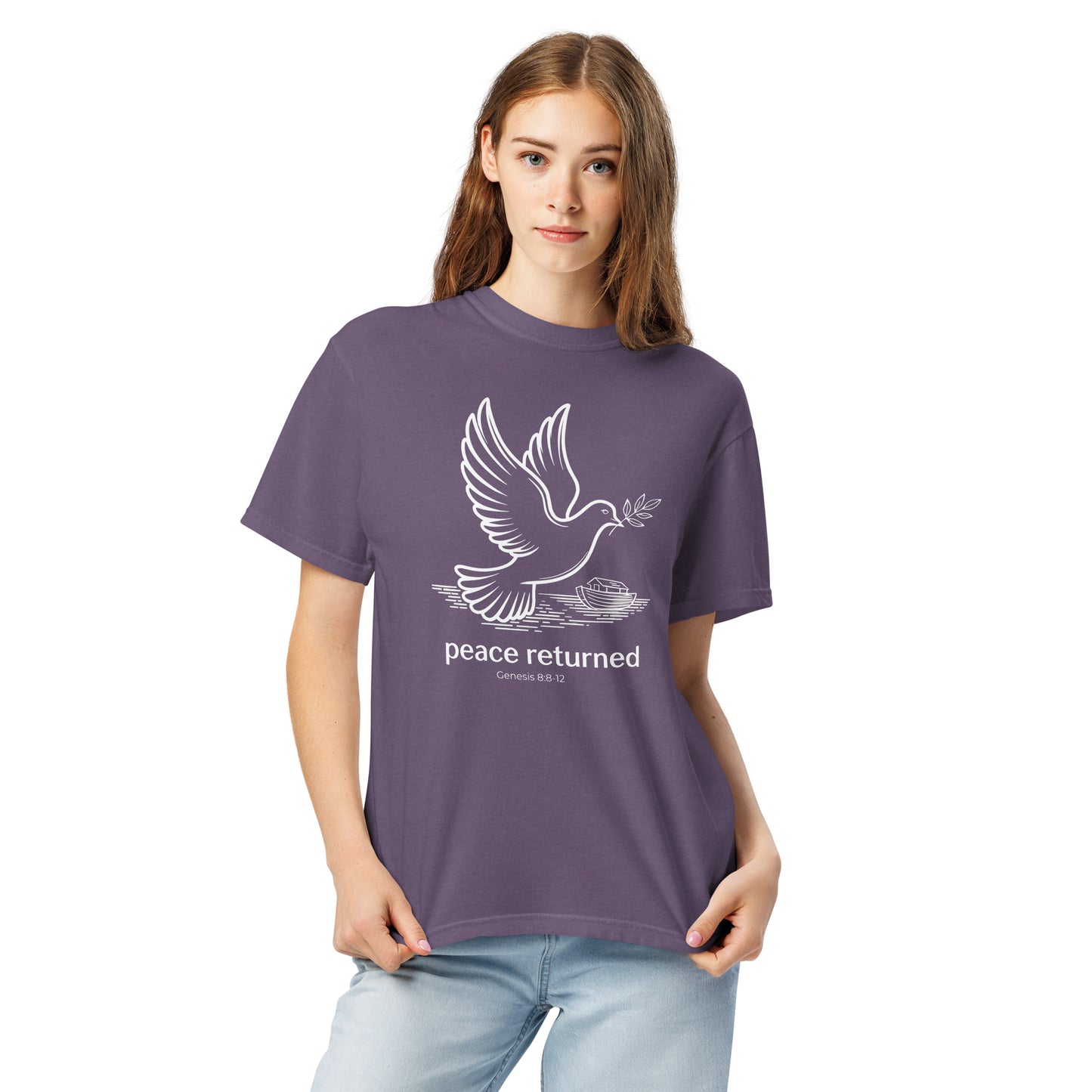 Peace Returned  Christian Bible Verse T-Shirt