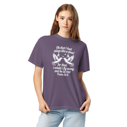 Wings Like a Dove  Christian Bible Verse T-Shirt