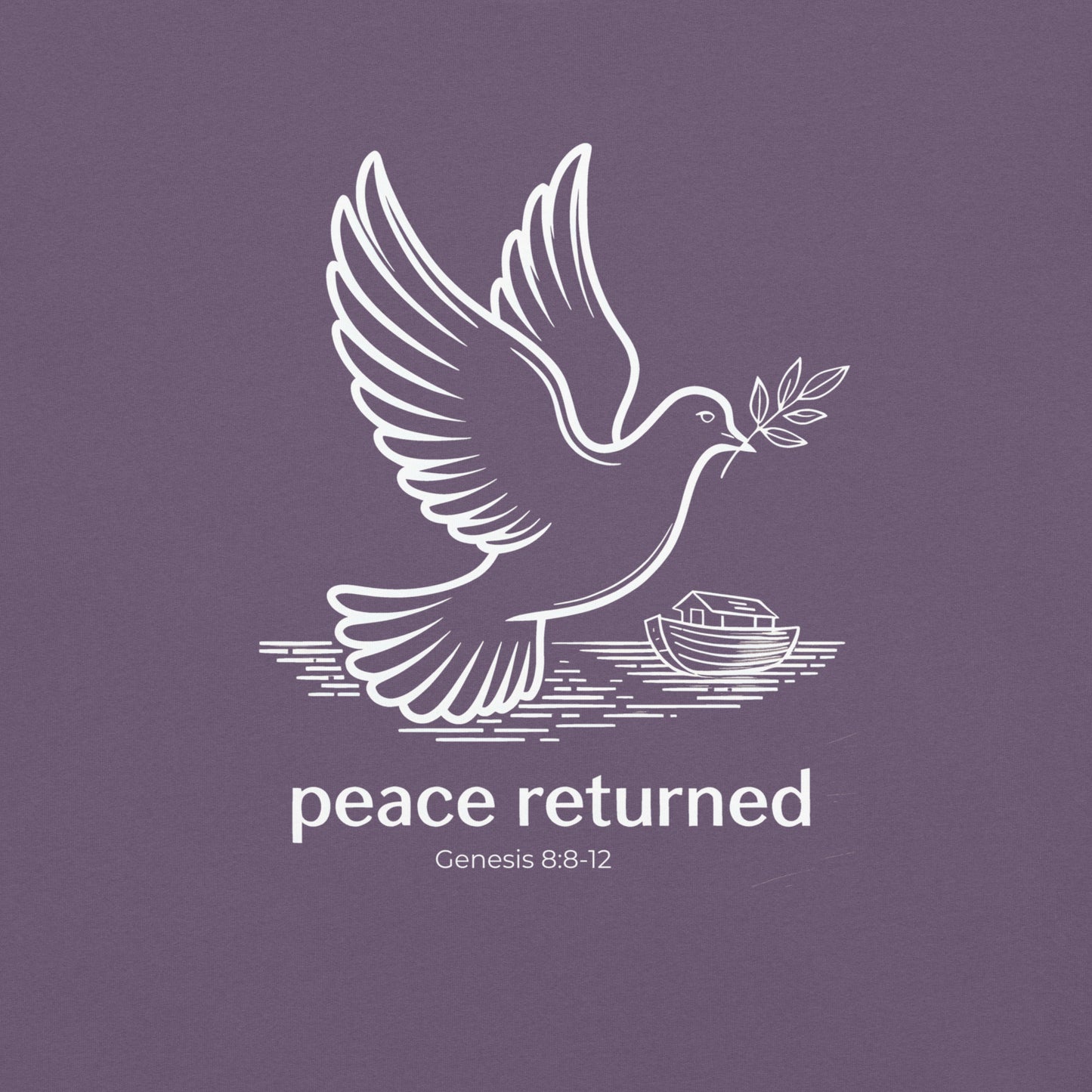 Peace Returned  Christian Bible Verse T-Shirt