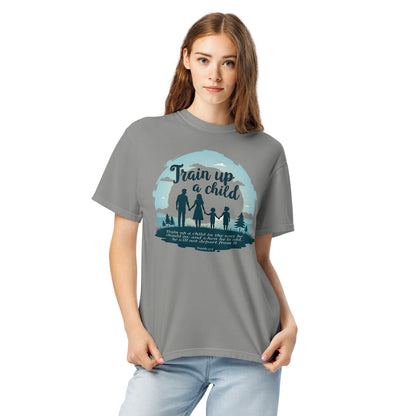 Train up a Child  Christian Bible Verse T-Shirt
