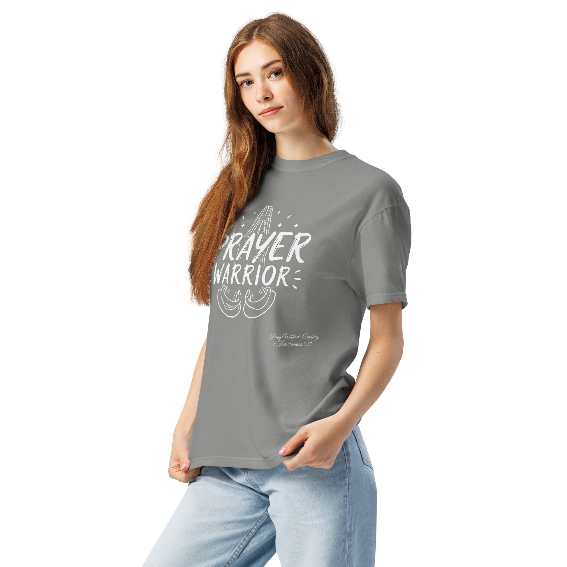 Prayer Warrior  Christian Bible Verse T-Shirt