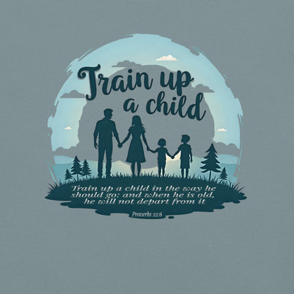 Train up a Child  Christian Bible Verse T-Shirt