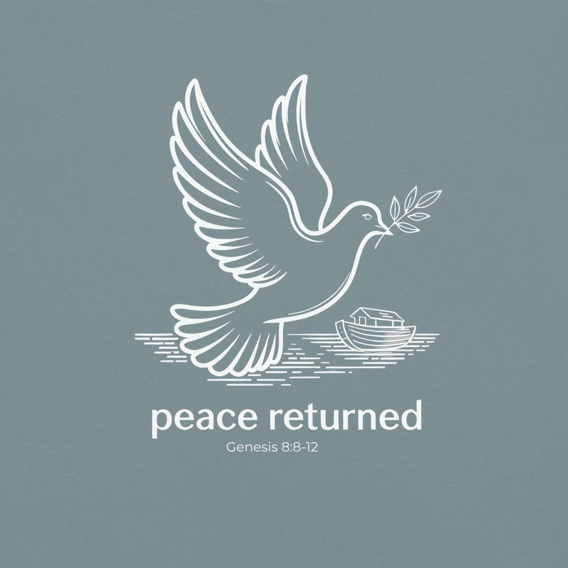 Peace Returned  Christian Bible Verse T-Shirt