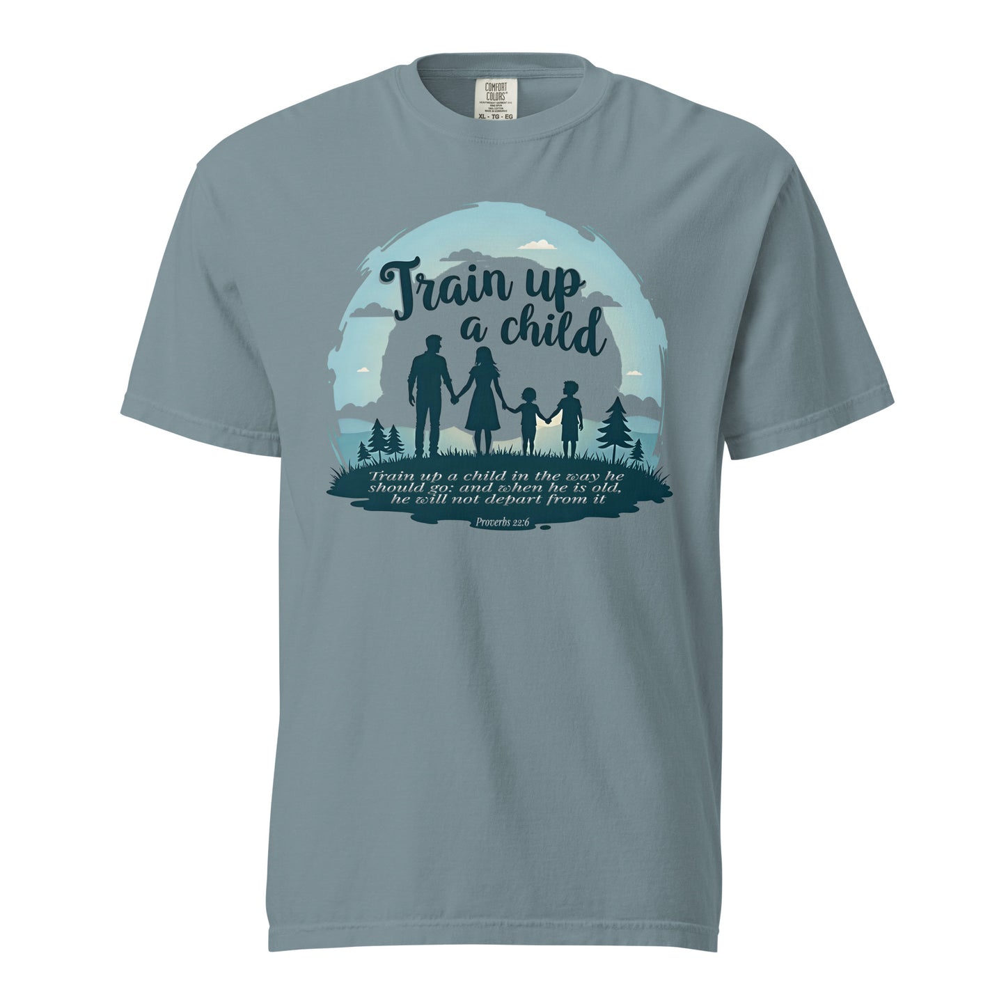 Train up a Child  Christian Bible Verse T-Shirt