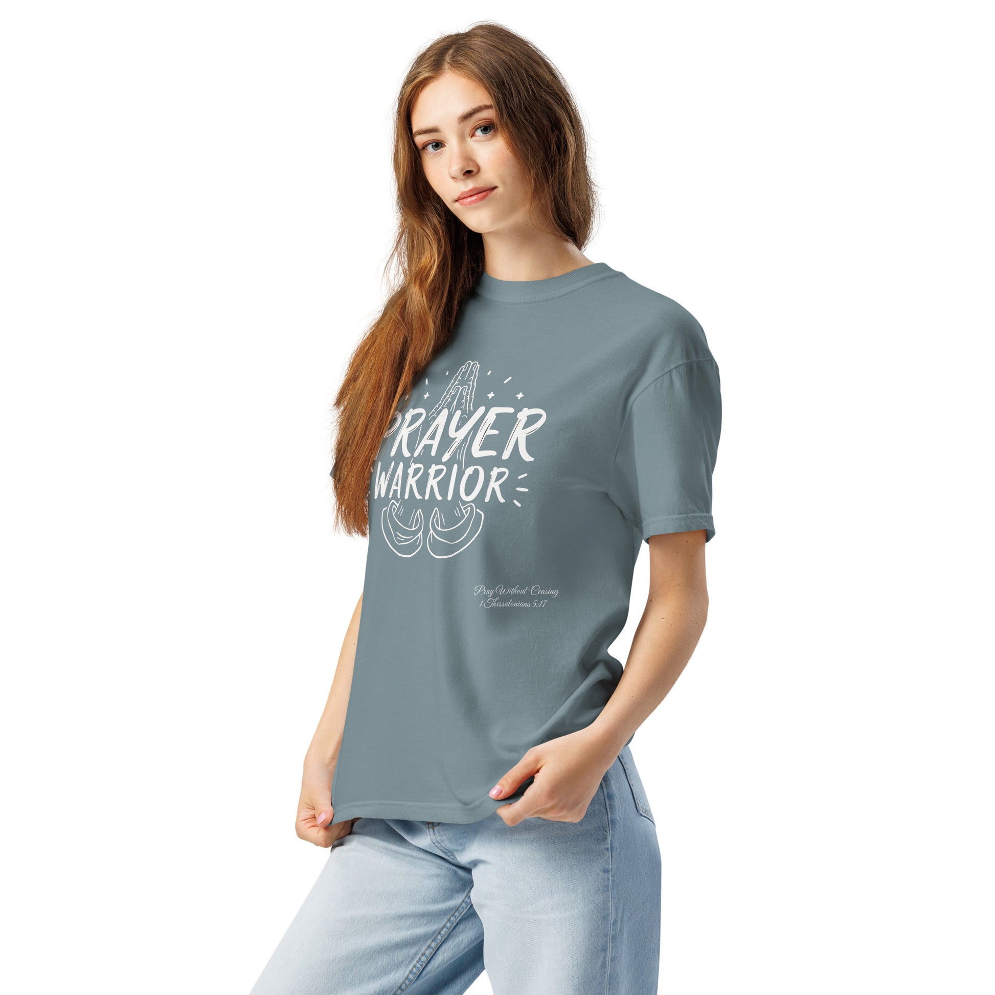 Prayer Warrior  Christian Bible Verse T-Shirt