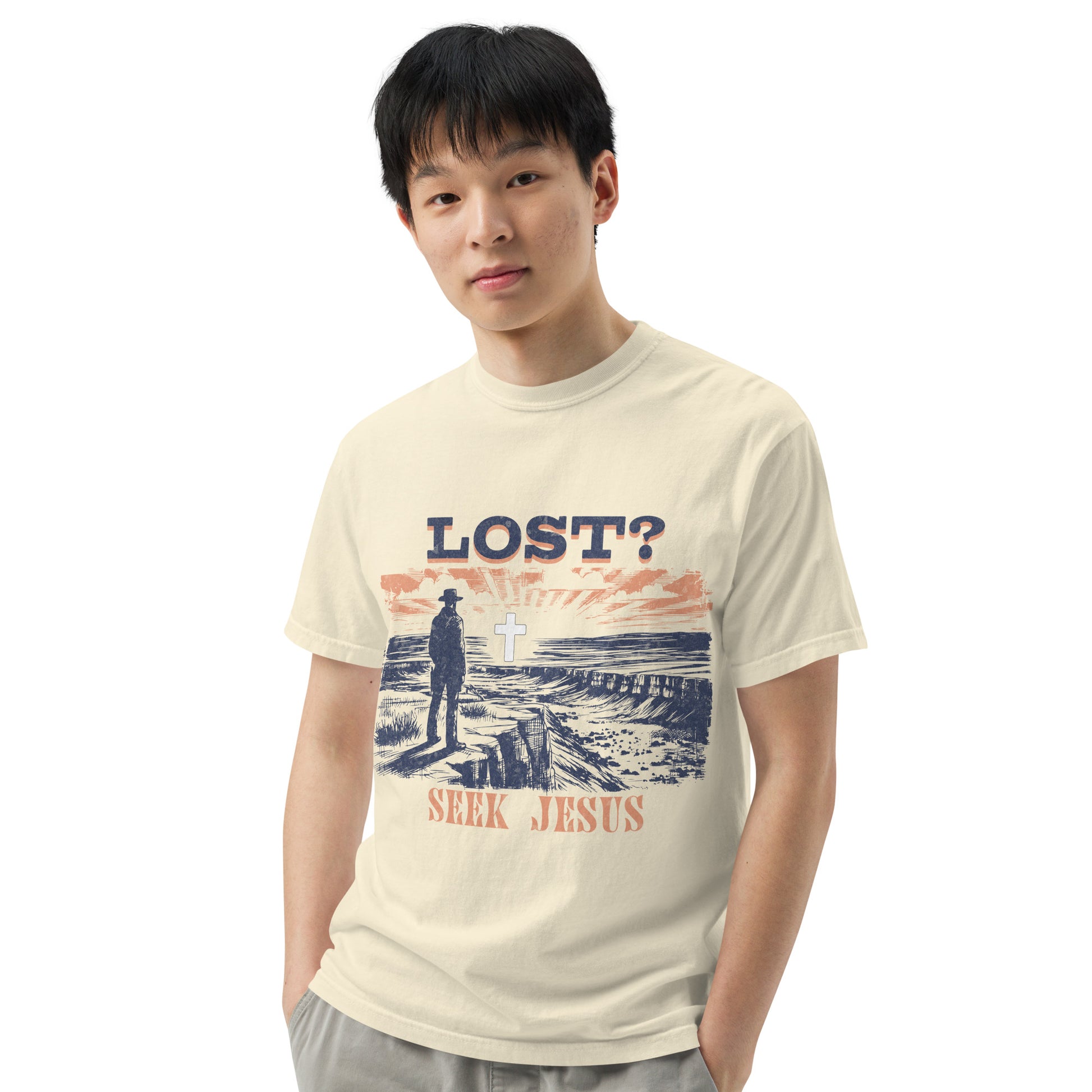 Lost Seek Jesus  Christian Bible Verse T-Shirt