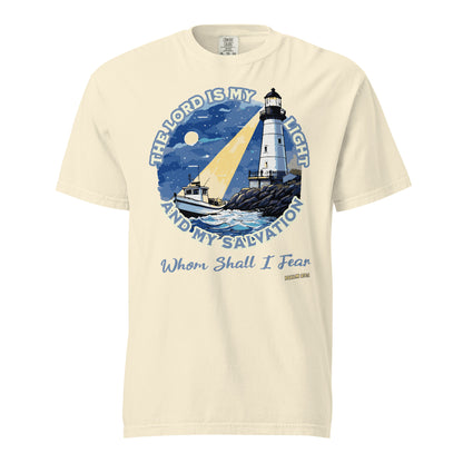 The Lord is My Light and My Salvation  Christian Bible Verse T-Shirt