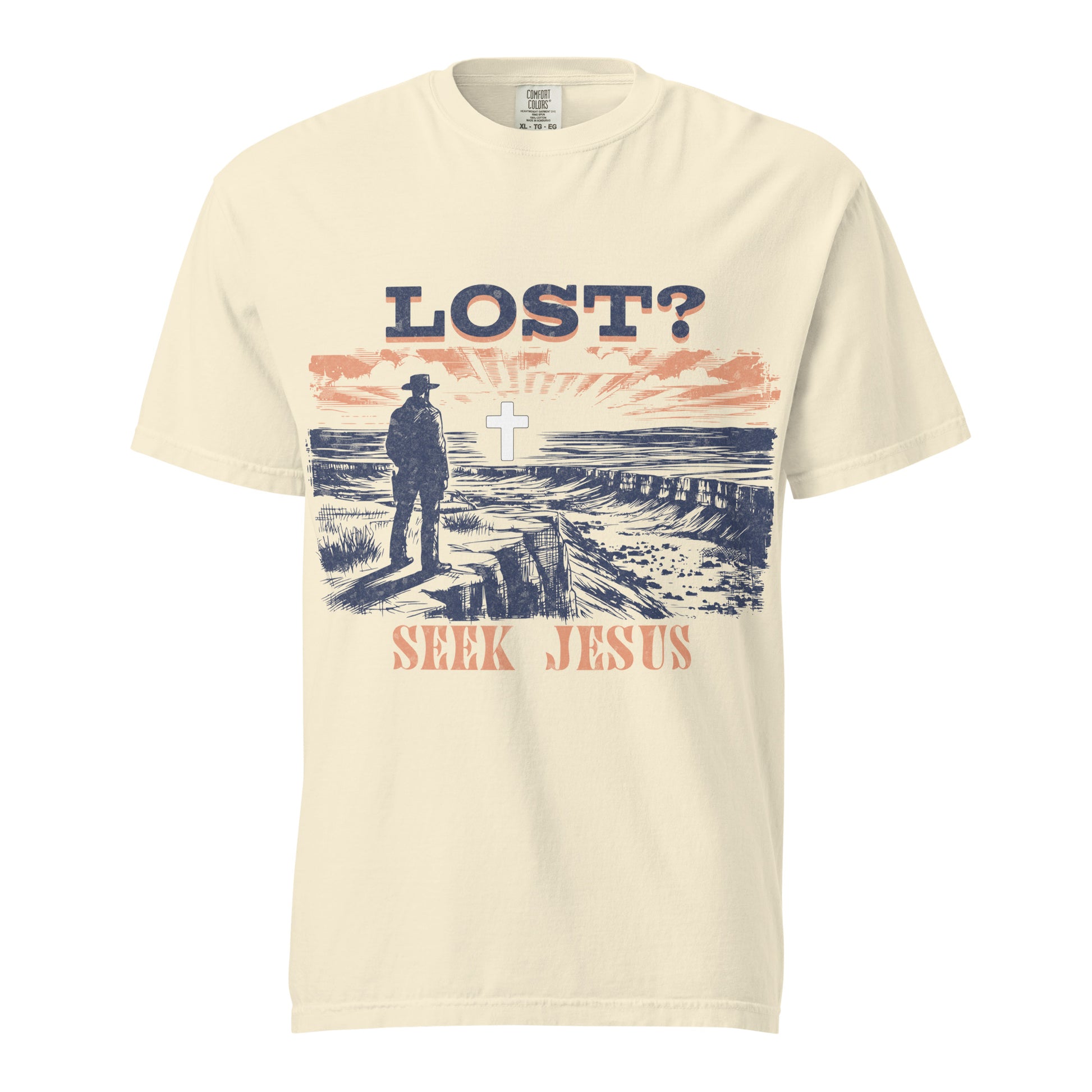 Lost Seek Jesus  Christian Bible Verse T-Shirt